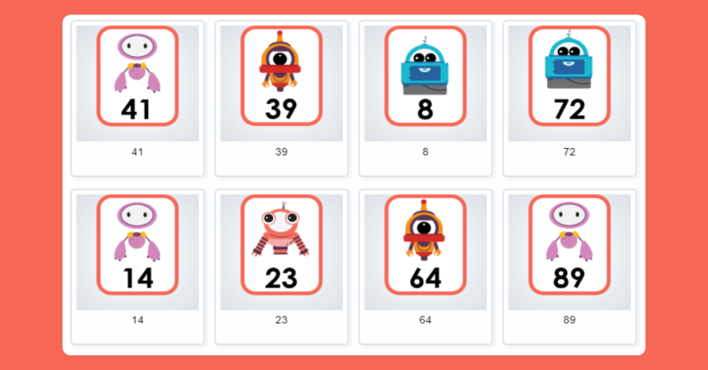 Year 2 Order Numbers to 100 Sequencing Activity