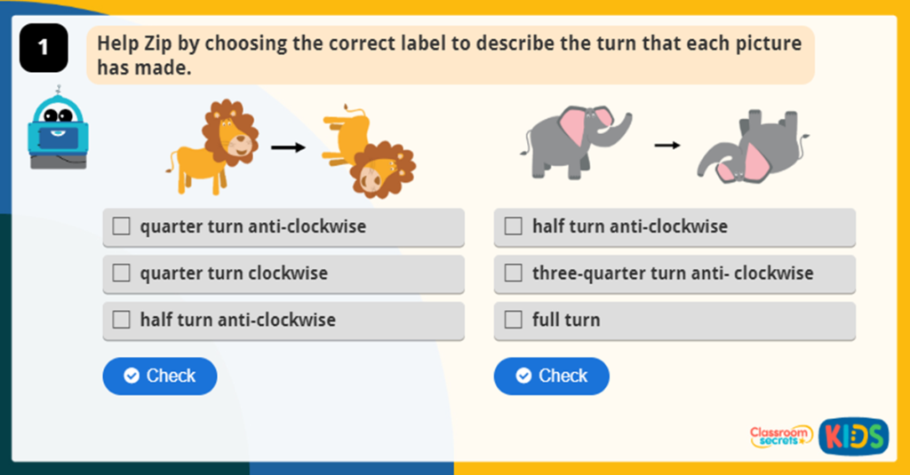 Year 2 Position and Direction