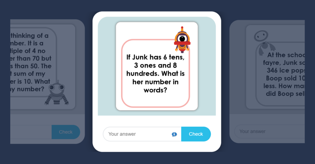 Year 3 Solve Number Problems Flash Cards Game