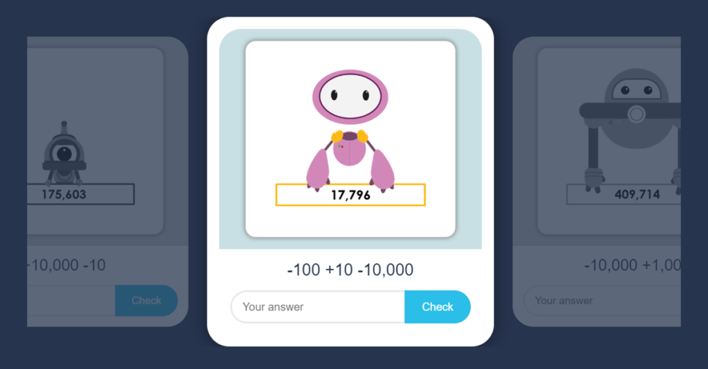 Year 5 Count in Steps of Powers of 10 Game