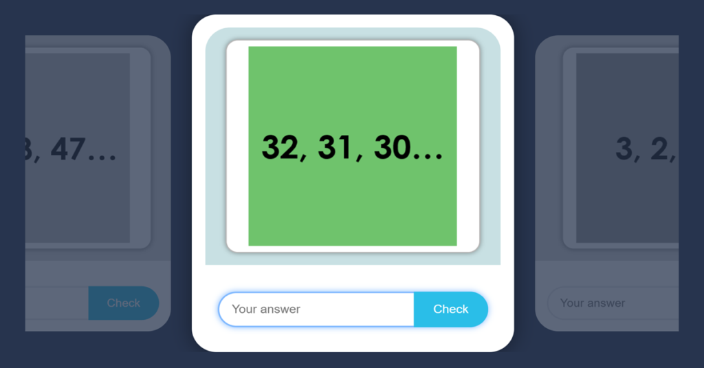 Year 1 Count Forwards and Backwards Activity