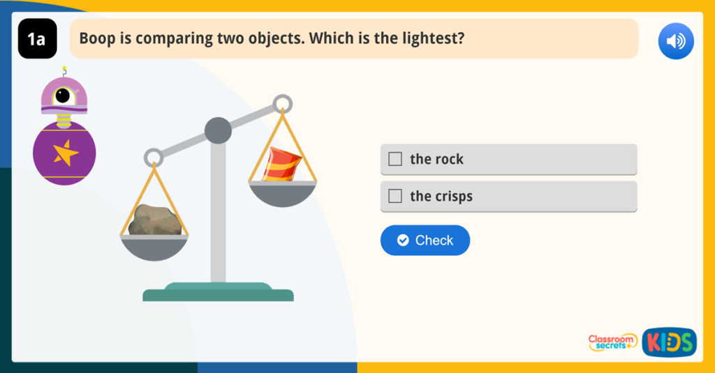 Year 1 Weight and Mass Activity