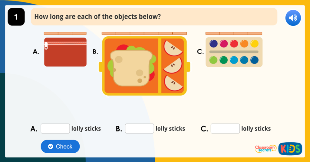 Year 1 Measure Lengths Activities