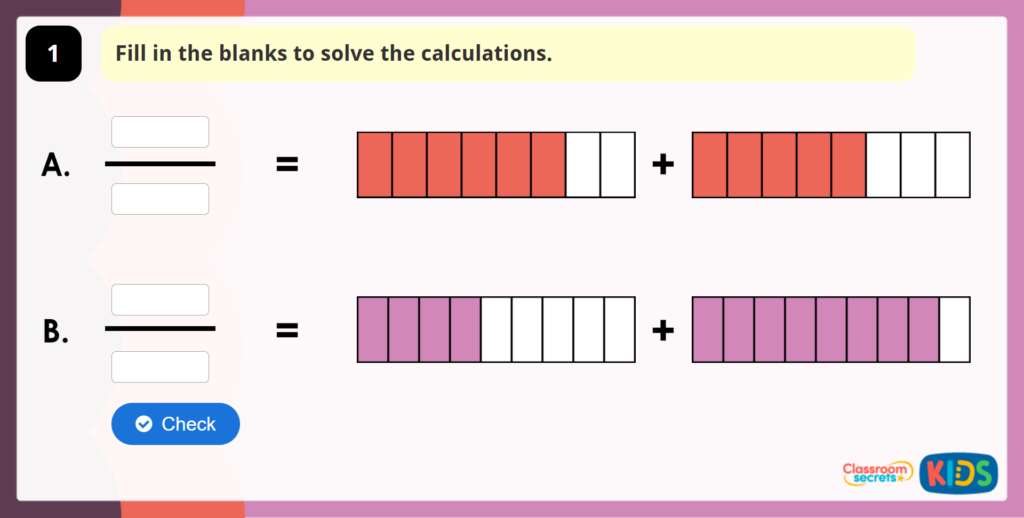 Add 2 or More Fractions