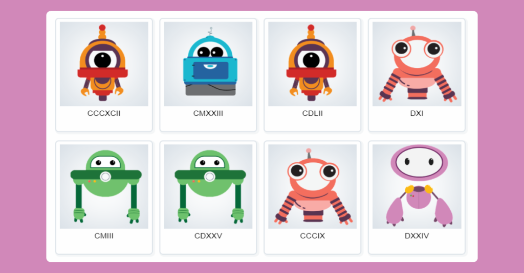 Roman Numerals to 1,000