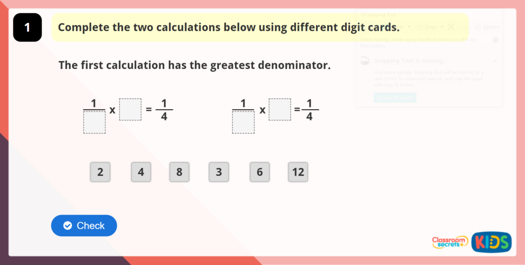 Problem Solving with Fractions