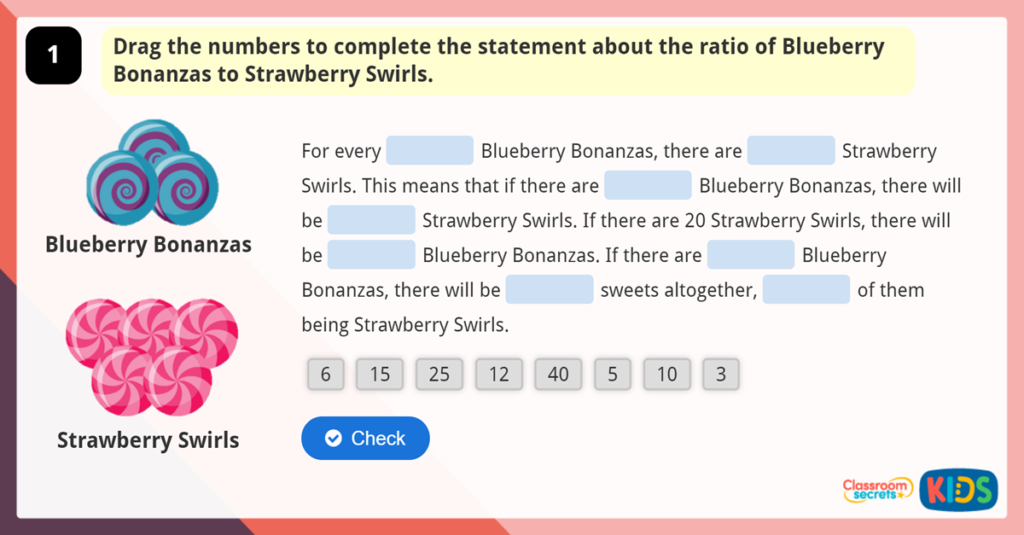 Year 6 Calculating Ratio Game