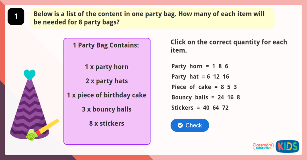 Year 6 Ratio and Proportion Problems Game
