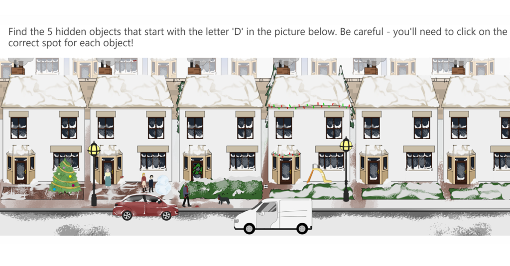 Year 5 Spot the Hidden Christmas Spellings