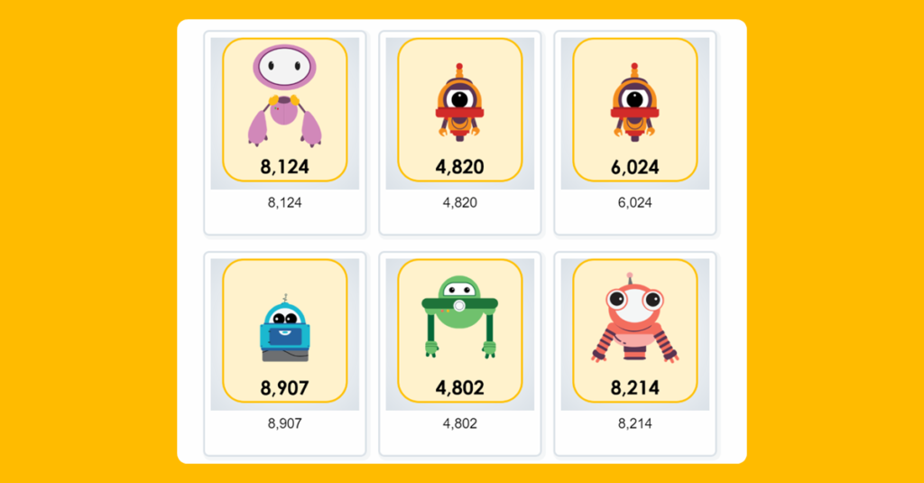 Year 4 Order Numbers Sequencing Game