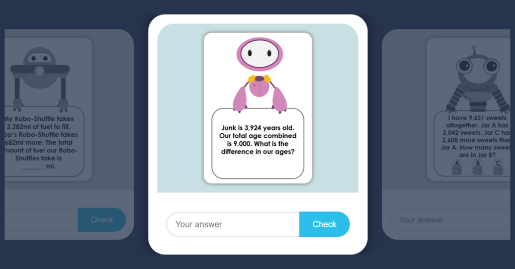 Year 5 Multi-Step Problems Flash Card Game