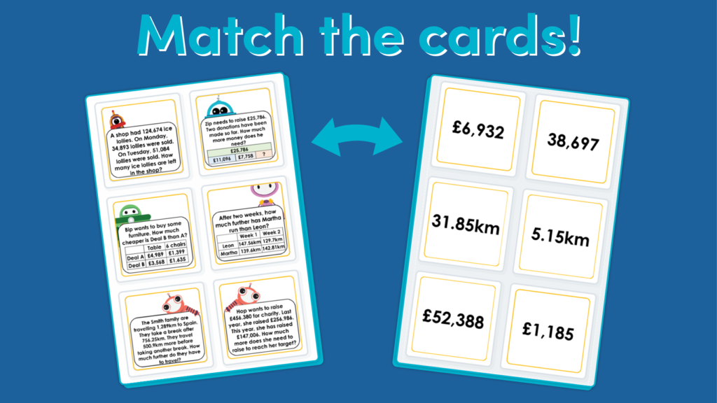Year 6 Multi-Step Problems Game