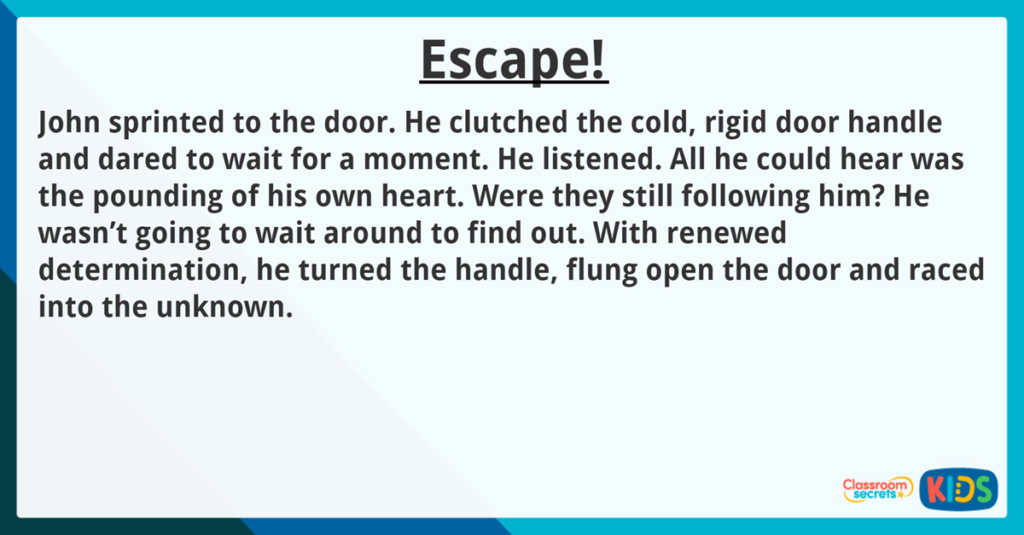 Year 6 Reading Comprehension Escape!