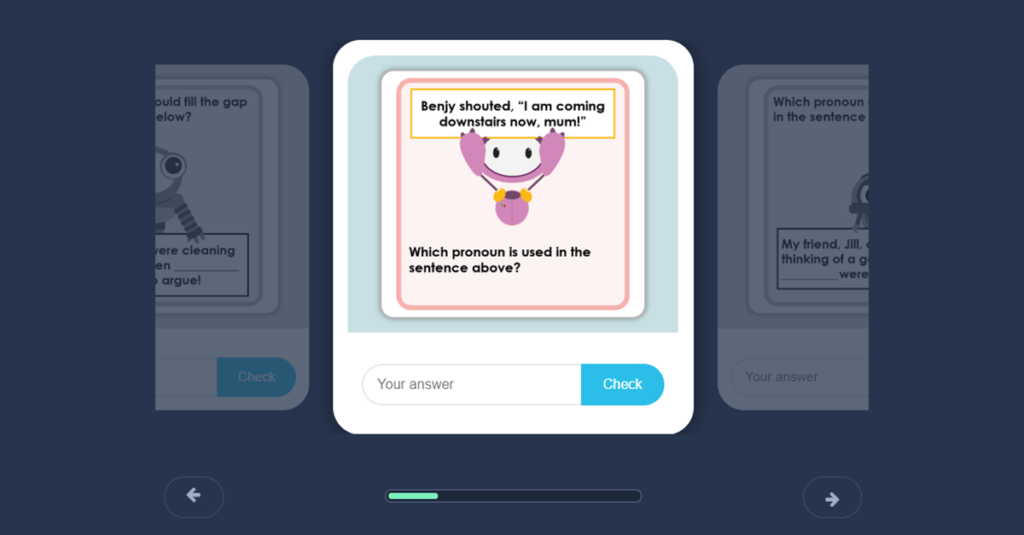 Year 4 Pronouns Flashcards