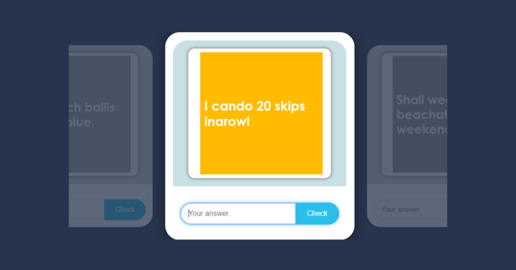 Year 1 Writing Flash Card Activity