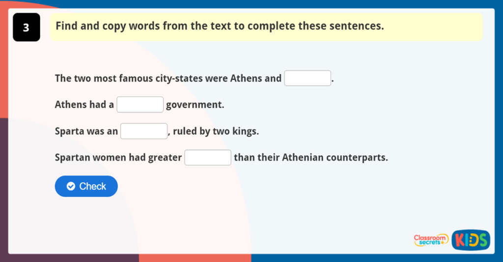 Year 6 Retrieve and Record Comprehension