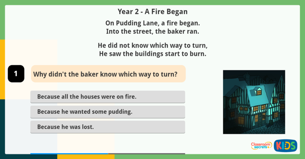 Year 2 Reading using Inference Game