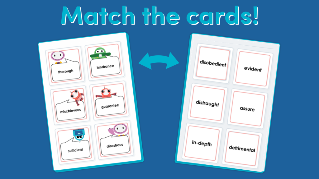 Year 6 Synonyms Matching Activity