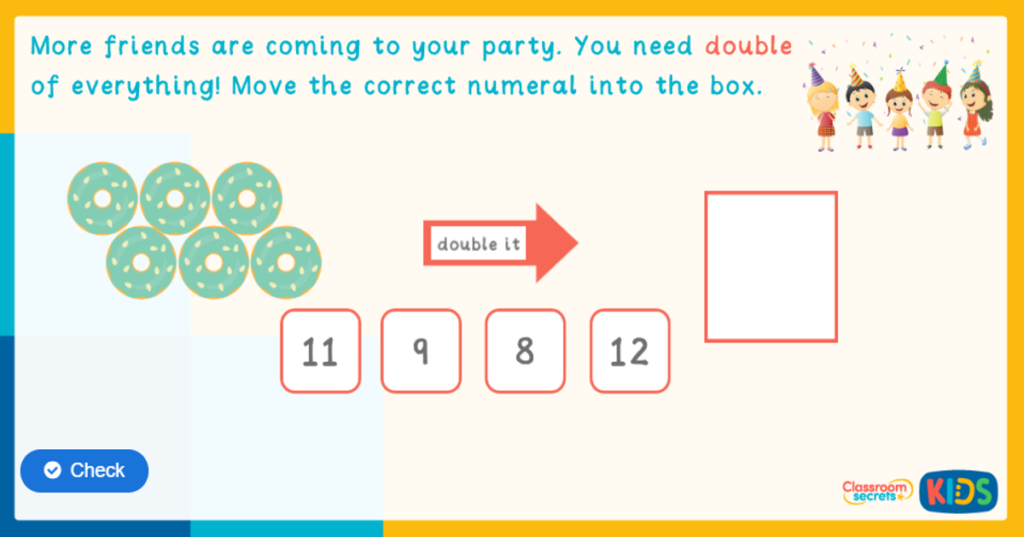 Reception Doubles Game
