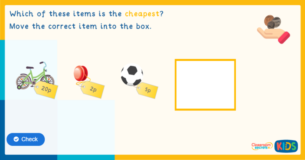 Reception Money Values Online Learning