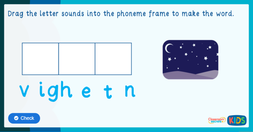 Phonics Segmenting Game