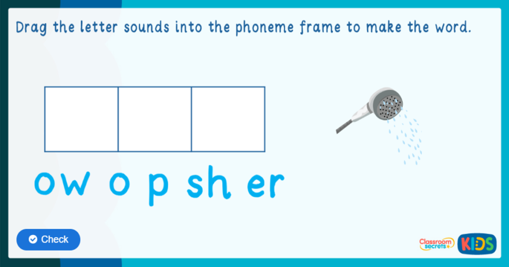 EYFS Phase 3 Phonics Game