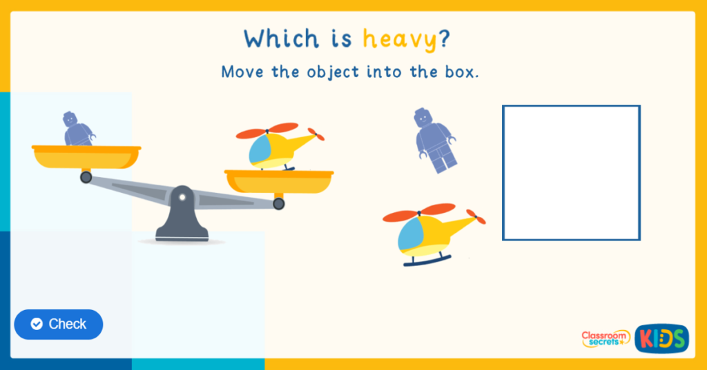 EYFS heavy and light