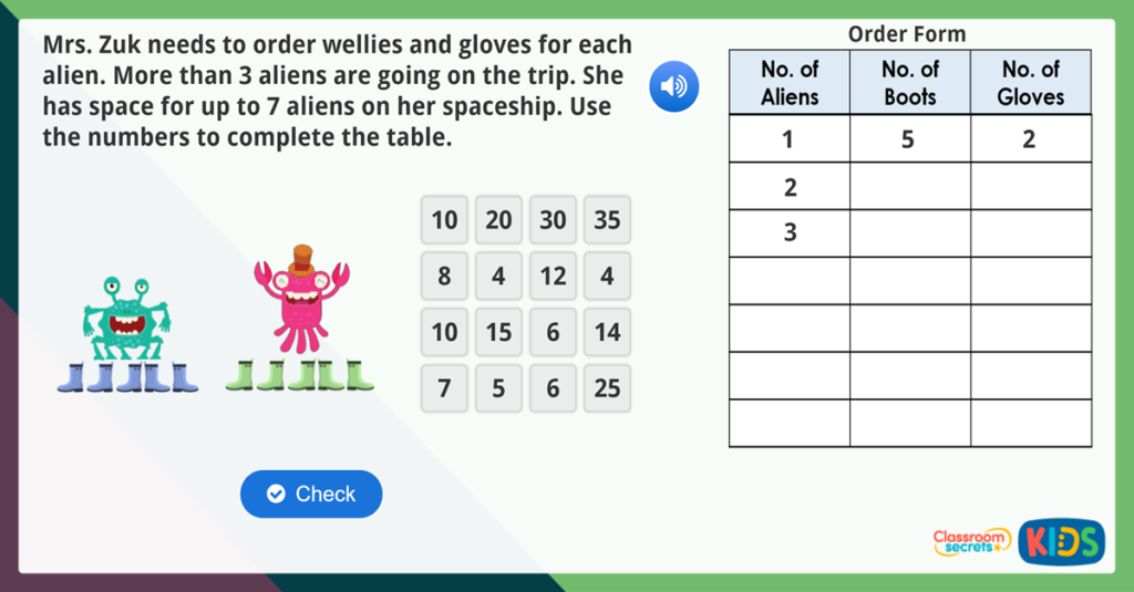 Year 1 Count in 2s and 5s Activities