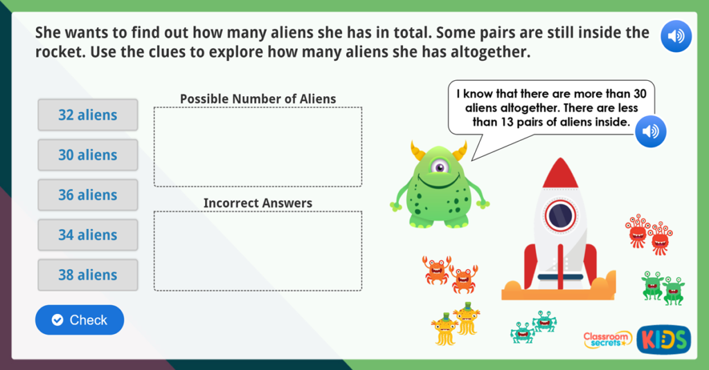 Year 1 Count in 2s Activity