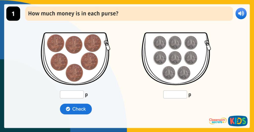 Year 1 Count Money Totals Activities
