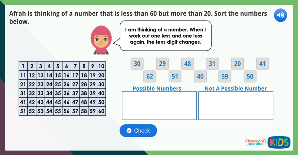 Year 1 One More One Less Activity