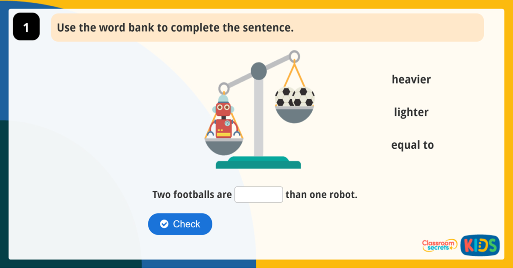 Year 2 Compare Mass Activities