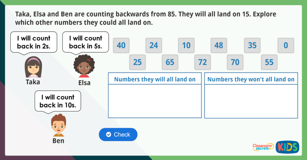 Year 2 Count in 2s 5s 10s Activities