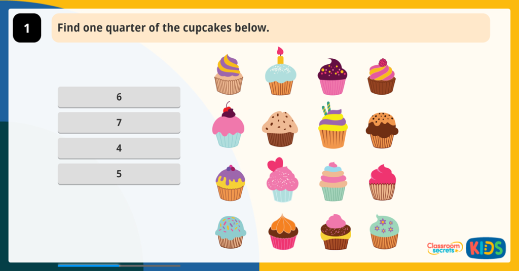 Year 2 Find a Quarter Activities