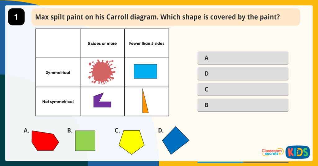 Year 2 Sort 3D 2D Shapes Activity