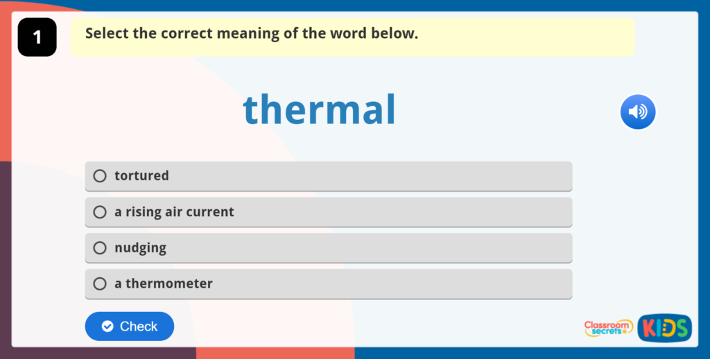 Year 5 Vocabulary Challenge 3