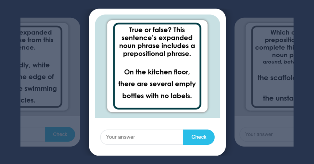 Year 4 Expanded Noun Phrases Flashcards