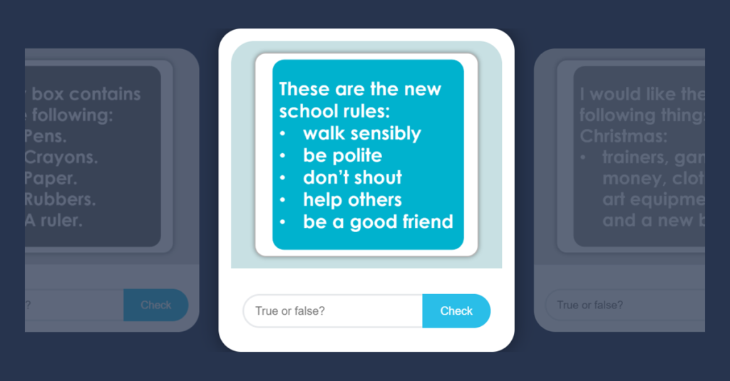 Year 6 Bullet Points Game
