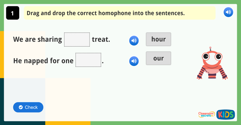 Year 1 Vocabulary Challenge
