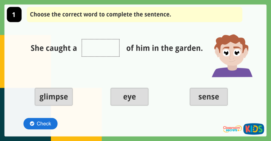 Year 2 Vocabulary Challenge 7