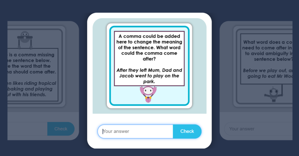 Year 5 Using Commas to Avoid Ambiguity