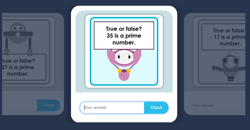 Year 5 Prime Numbers Flash Cards Game