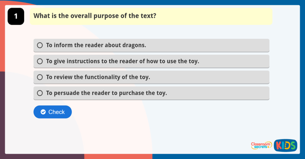Year 6 Persuasive Advert Reading Challenge