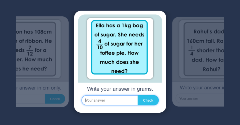 Year 4 Measure and Money Problems Flash Cards