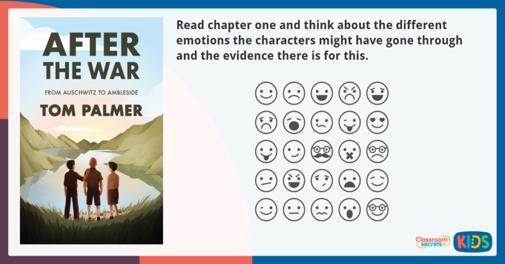 After the War Character Emotions Activity
