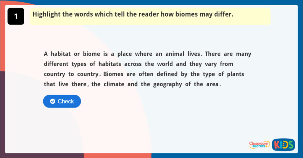 make comparisons within a text
