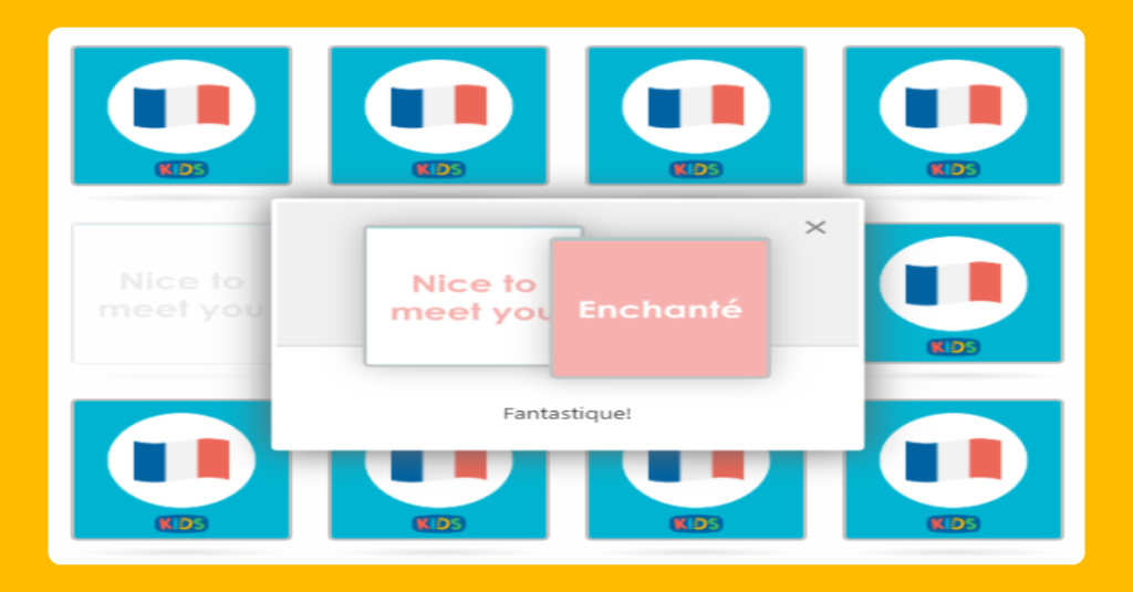 KS2 Matching Game French Greetings