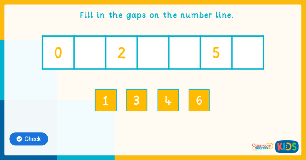 EYFS Ordering Numbers
