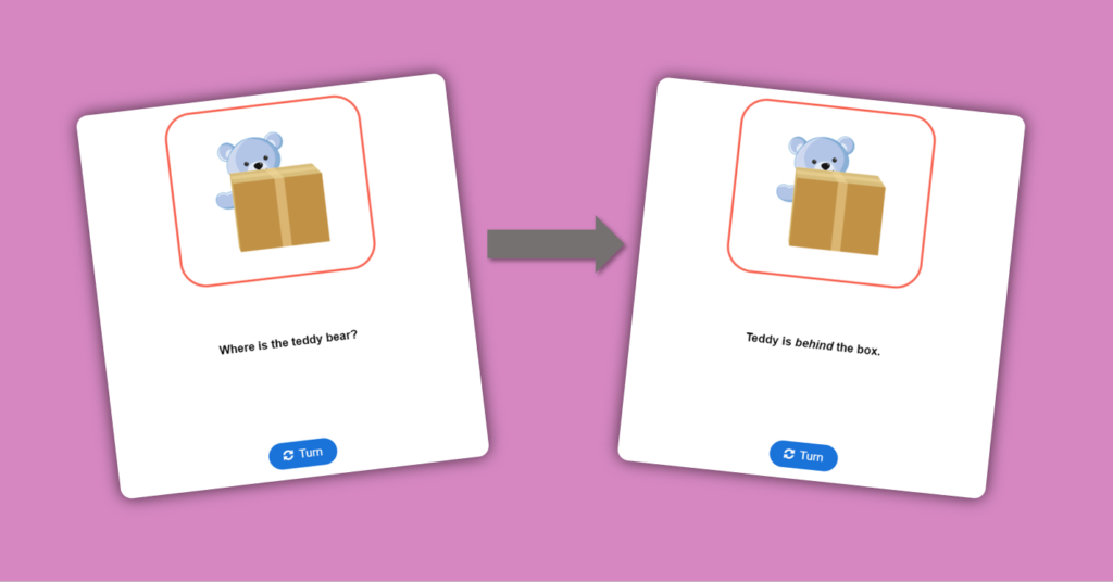 EYFS positional language