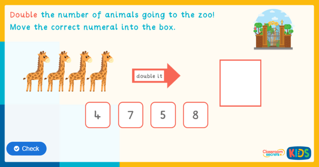 Doubling single digits